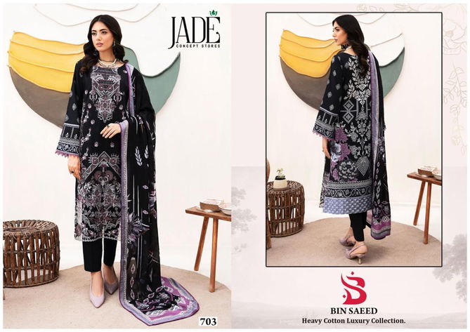 Jade Bin Saeed Vol 7 Cotton Pakistani Readymade Suits Wholesale Shop In Surat
